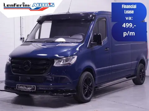 Mercedes-Benz Sprinter 215 CDI 150 pk L2H1 Black&Blue Edition 18' LMV Airco, Zwarte Grille + Spiegel
