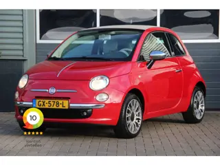 Fiat 500C 1.4 Lounge Cabrio | Airco | Bluetooth | PDC | El.pakket | LMV15'' | Stuurbrkr | Goed onder