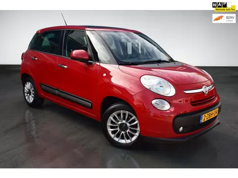 Fiat 500 L 0.9 TwinAir Lounge, Panorama, Super onderhouden, Trekhaak, Lichtmetalen Velgen, Luxe uitv