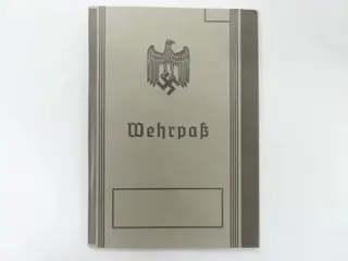 Duitsland,WWII,Wehrmacht,Wehrpas,Dokument