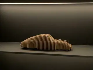 Decoratief object - Sculptuur van het beroemde silhouet van