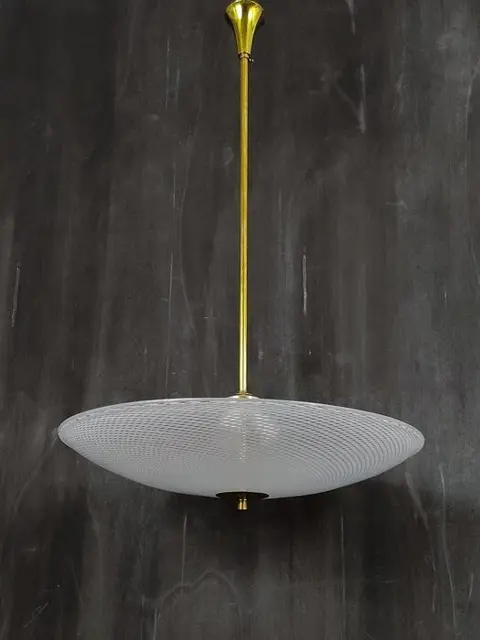Vetro Reticello - Hanglamp - Diametro 50 Cm.