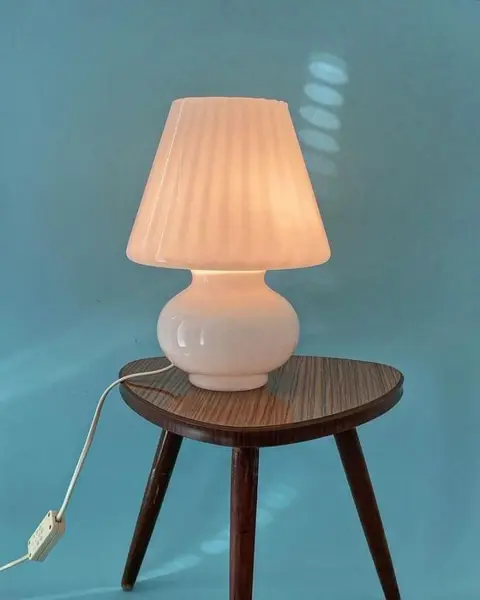 Tafellamp - vintage Murano mushroom