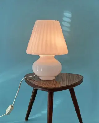 Tafellamp - vintage Murano mushroom