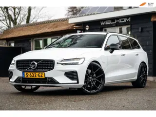 Volvo V60 2.0 T6 Recharge AWD R-Design SOH 90% I Panoramadak I Harman Kardon I 21" I HeadUp I Blis I