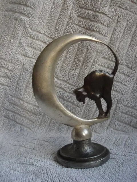 Embleem/mascotte/kenteken - Chat à la lune - autre -