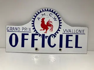 Bord - Emaille Grand Prix Wallonie - AC