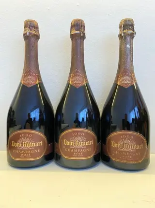 1990 Ruinart, Dom Ruinart - Champagne Rosé - 3 Flessen