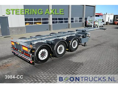 Broshuis MFCC | 2x20-30-40-45ft HC * STEERING * LIFT AXLE * SAF/DISC * NL TRAILER * APK 03-2027