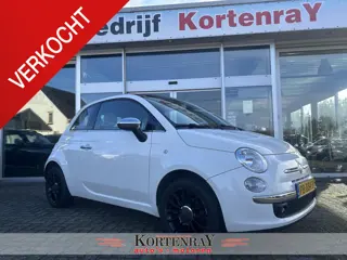 Fiat 500 C 1.2 Rosa automaat/achteruitrij camera/Cabriolet/airco/androit apple carplay/nieuwstaat