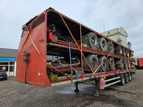 General Trailer SMB - DISC Stapel van 5  3-assige Platte Trailer – Lucht vering, Schijfremmen – 2003