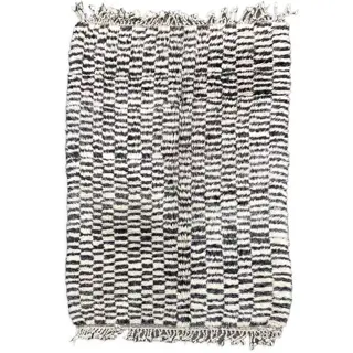 Vintage Moroccan Wool Beni Ourain Rug - Vloerkleed - 270 cm