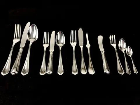 Christofle - Uitgebreid bestek in koffer 'Spatours' (166) -