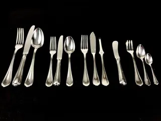 Christofle - Uitgebreid bestek in koffer 'Spatours' (166) -