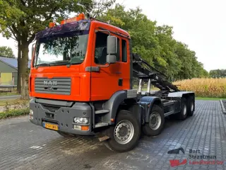 MAN TGA 460 8x4 Euro 3 MMBS landbouwkenteken met 30t kabel containersysteem. BS1754