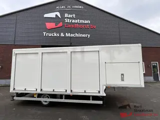 Spiller SPXS5500 enkelassige BE oplegger met Mercedes Benz 519 Euro 6 BE trekker. BS1777