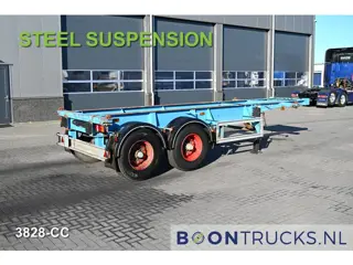 Schweriner Nutzfahrzeuge CS 20 CHASSIS | 20ft * STEEL SUSPENSION * BPW/DRUM * 9x AVAILABLE