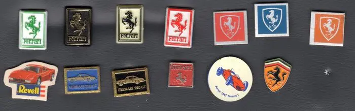 Accessoire - 13 Speldjes - Ferrari - 1960-1970