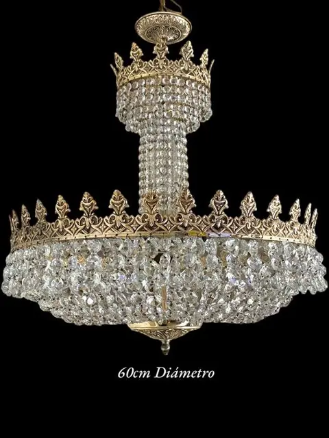 Grote zilveren kroonluchter (1)