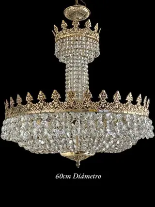 Grote zilveren kroonluchter (1)