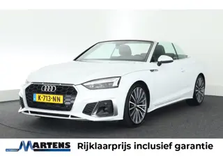 Audi A5 Cabriolet 35 TFSI 150pk S edition Nekverwarming Stoelverwarming Leder Virtual Cockpit Matrix