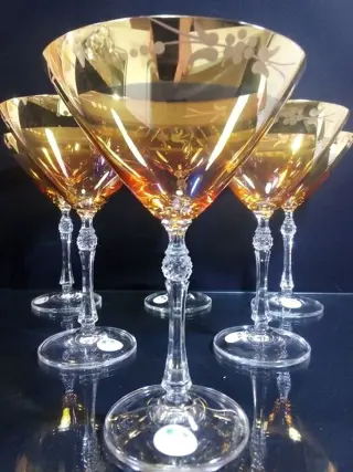 F.lli Fumo cristalleria - Champagne glazen (6) - .999 (24