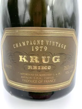 1979 Krug - Champagne Vintage Brut - 1 Fles (0,75 liter)