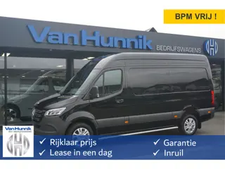 Mercedes-Benz Sprinter 317CDI Pro L2H2 BPM VRIJ!! 10.25" Mbux Cam, Gev. Stoel, 3.5T Trekgewicht, LED