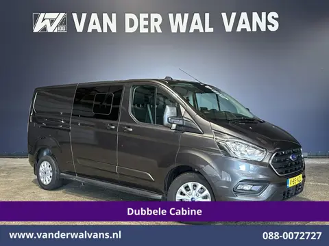 Ford Transit Custom 2.0 TDCI 170pk L2H1 Dubbele Cabine Euro6 Airco | 6-Zits | 2x zijdeur | Apple Car