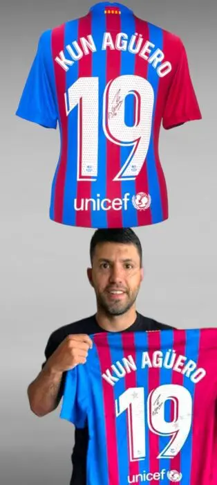 FC Barcelona - Spaanse voetbal competitie - Sergio "Kun"