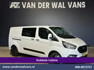 Ford Transit Custom 2.0 TDCI 130pk L2H1 Dubbele Cabine Euro6 Airco | 6-Zits | Camera | Navigatie | L