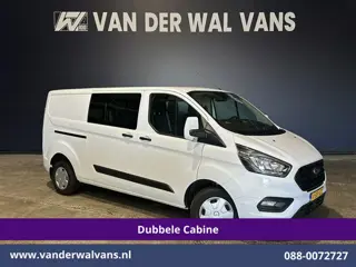 Ford Transit Custom 2.0 TDCI 131pk L2H1 Dubbele Cabine Euro6 Airco | 6-Zits | LED | Cruisecontrol | 