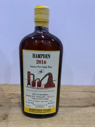Hampden 2016 Velier - Habitation H - b. 2021 - 70cl