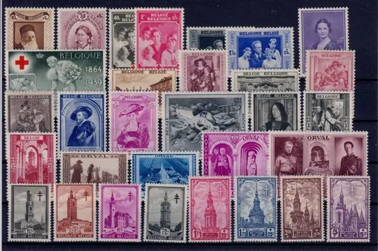België 1939 - Volledig jaar 1939 - OBP : 496/526