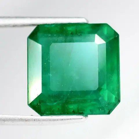 1 pcs Groen Smaragd - 8.02 ct
