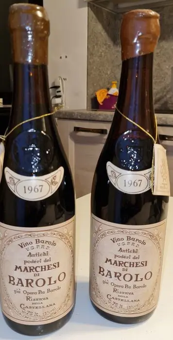 1967 Marchesi di Barolo Riserva della Castellana - Barolo -
