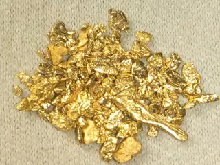 Goudklompjes - Alaska Goud nuggets - 0.58 g