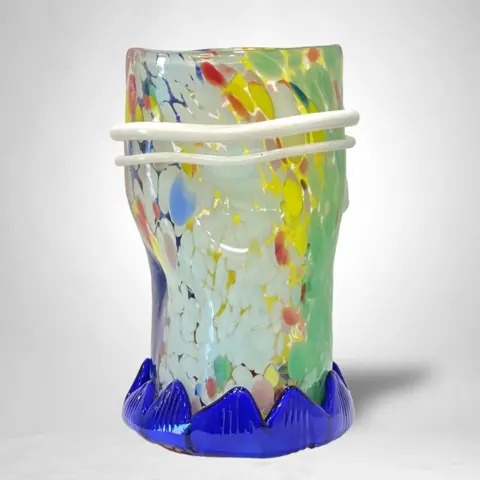 Geblazen vaas "Homage to Gaudí" - Glas