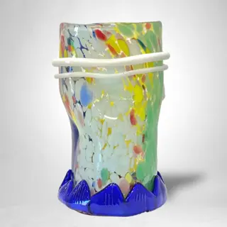 Geblazen vaas "Homage to Gaudí" - Glas