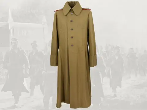 Mantel,Bereden,Troepen,Belgie,M1915,1918,en,Artillerie