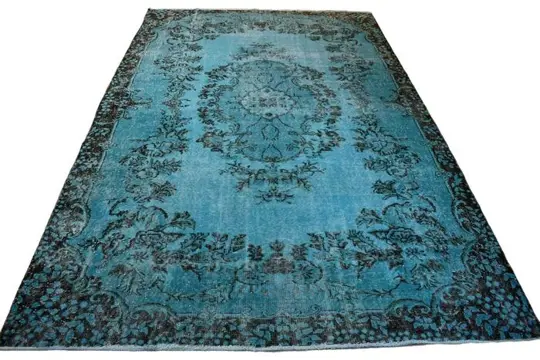 Blue modern Vintage - Vloerkleed - 302 cm - 196 cm