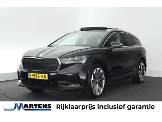 Skoda Enyaq iV 80 204pk Comfort SOH 91% Warmtepomp Leder Panoramadak Keyless Matrix-LED Stoelverwarm