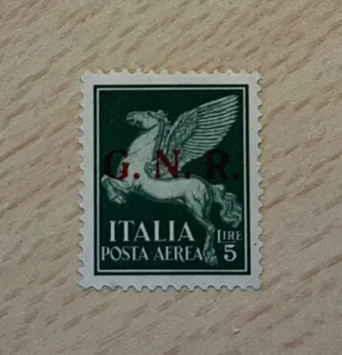 Italië 1944 - Social Republic, airmail: 5 l. - Sass. 123/II