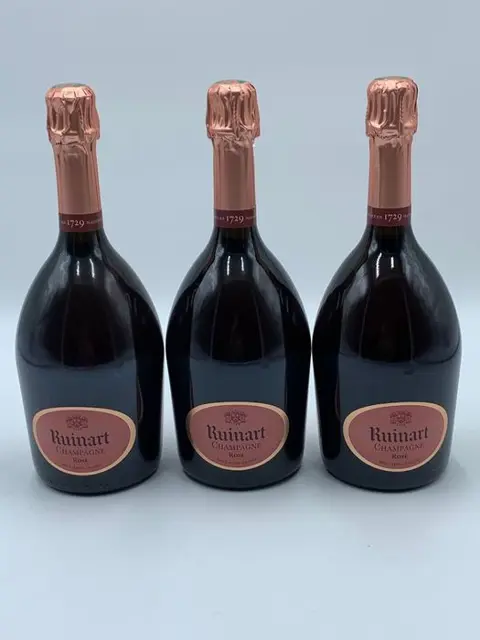 Ruinart Rosé - Champagne Brut - 3 Flessen (0.75 liter)