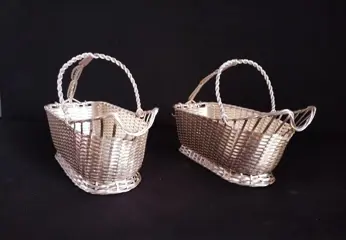 Christofle - Wijnmand (2) - Verzilverd - Gallia