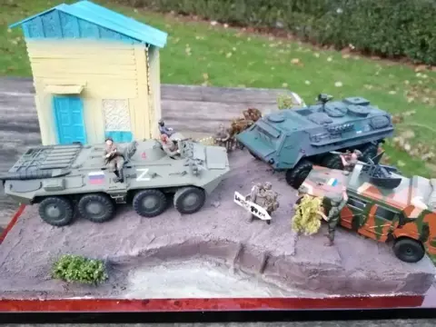 Tamiya - Advanced Models - Diorama Wrong country, Ivan. -