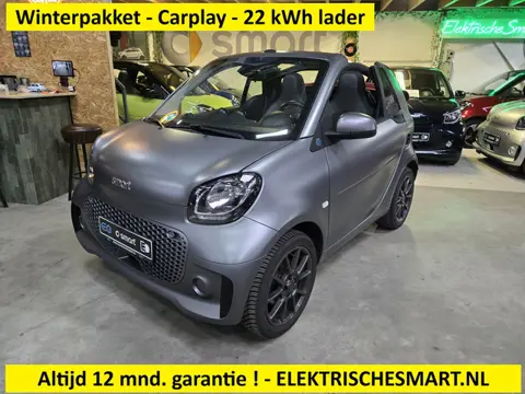 Smart Fortwo cabrio EQ Comfort - stoel- en stuurverwarming - Carplay - 12 mnd. garantie - 3 fase sne