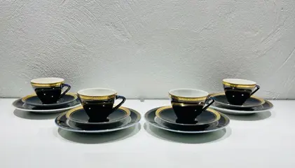Lomonosov Imperial Porcelain Factory - Koffieservies voor 4