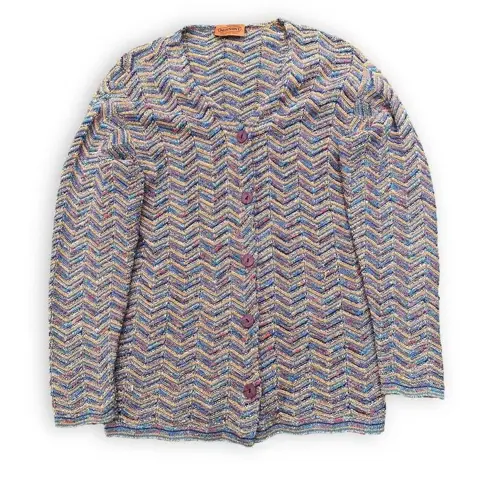 Missoni - Exclusive Vintage Multicolor Striped Cardigan