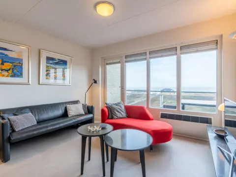 Rookvrij appartement nabij De Koog met uitzicht over zee